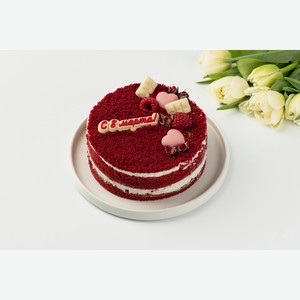 Торт  Для вас, любимые!  красный бисквит с вишней 580 г