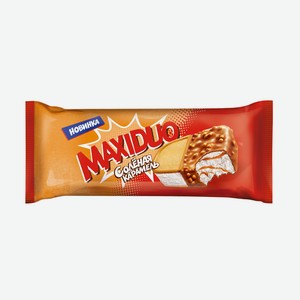 Мороженое Maxiduo соленая карамель сэндвич БЗМЖ 94 г