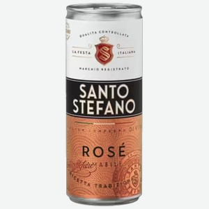 Сидр Santo Stefano Rose розовый полусладкий 0,25 л