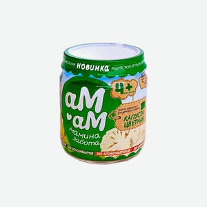 Пюре овощное Ам-Ам Цветная капуста с 4 месяцев 90 г