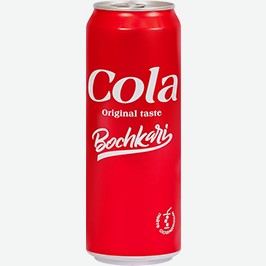 Газированный Напиток Кола, Бочкари, 0,45 Л