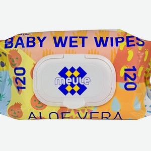 Влажные салфетки Meule детские 120 шт
