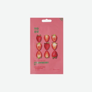 Маска тканевая Holika Holika Pure Essence Sheet Strawberry освежающая 23 мл 1 шт