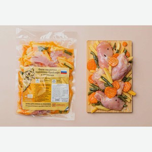 Филе окорочка цыпленка-бройлера с овощами