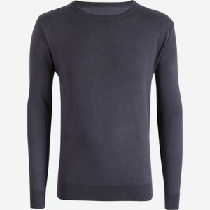 Джемпер мужской INWIN круглый вырез, т.серый/темно-серый меланж M2003-JL, Китай