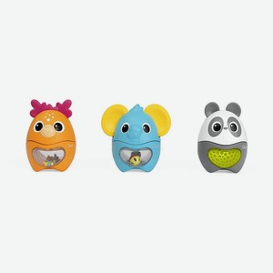 CHICCO Игрушки-пирамидки  Весёлые животные  Activity Animals, Мультиколор