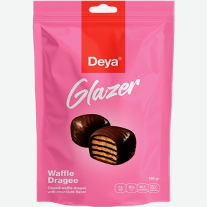 Драже вафельное DEYA глазированное с шоколадным вкусом, 150г