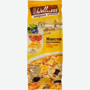 Мюсли Wellness с семечками в меду, 220 г
