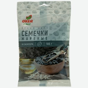Семечки подсолнечника ТЧН! /О КЕЙ DAILY жареные 100г