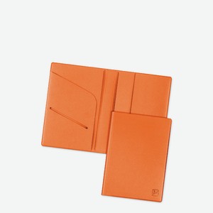 FLEXPOCKET Обложка на паспорт с дополнительными отделениями для документов, Оранжевый