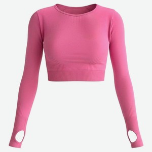 Топ спортивный женский InExtenso с длинным рукавом розовый, р S-XL