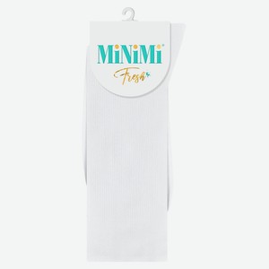 Носки женские MINIMI FRESH 4103 высокая резинка белые, р 39-41