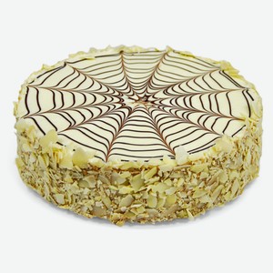 Торт воздушно-ореховый «Добрынинский» Эстерхази с кешью и сливочным кремом охлажденный, 800 г