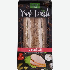 Сэндвич YORK FRESH c индейкой, охл, Россия, 150 г