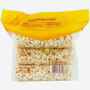 Палочки рисовые Lope-Lope медовые, 70г