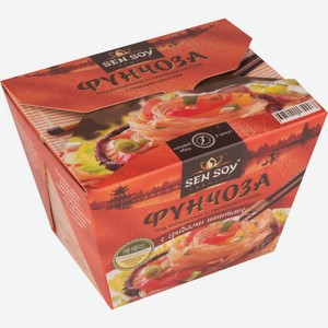 Вермишель SEN SOY Premium Фунчоза под китайским устричным соусом с грибами Шиитаке, 125г
