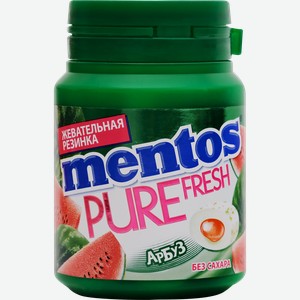 Жевательная резинка MENTOS Pure fresh со вкусом арбуза, 54г