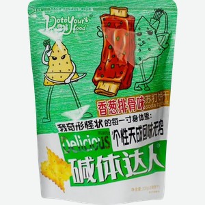 Крекеры DOTE YOUR FOOD со вкусом свиных ребрышек, 200г