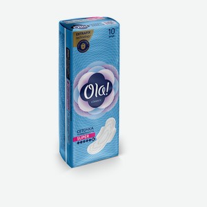 Прокладки гигиенические Ola! Classic Super сеточка с крылышками 10шт