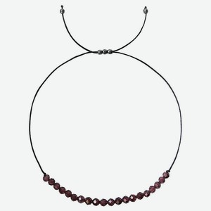 SOMETHING SPECIAL LIFESTYLE JEWELRY Браслет Midi с гранатом, цвет: Бордовый, размер: 18