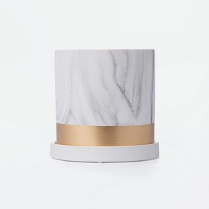 MANDARIN DECOR Горшок для цветов керамика, декоративное кашпо под цветы, Белый, размер 13