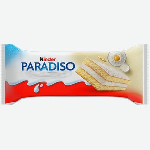 Пирожное Kinder Paradiso с молочной начинкой Лимон 29г