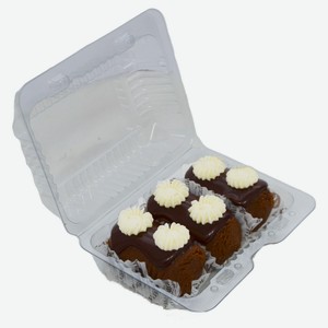 Пирожное крошковое «Добрынинский» Картошка с помадкой сливочным кремом и какао 6 шт охлажденное, 240 г