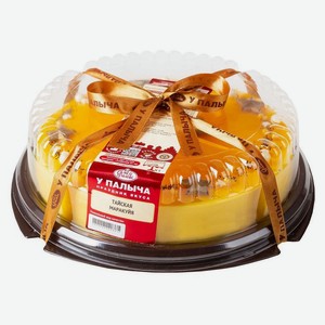 Торт бисквитный «У Палыча» Тайская маракуйя охлажденный, 1 кг