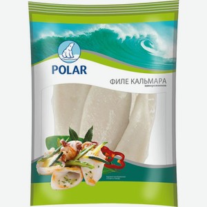 Кальмар Polar Командорский филе замороженный 500г, 500 г