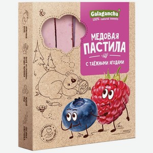 Пастила Galagancha Honey Sweet Pastilla медовая таежные ягоды 190г, 190 г