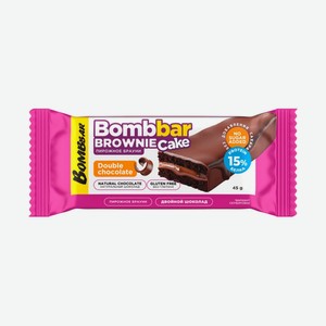 Пирожное протеиновое BombBar Brownie брауни двойной шоколад без сахара 45 г