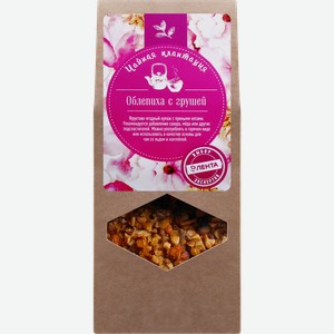 Чай фруктово-ягодный ЧАЙНАЯ ПЛАНТАЦИЯ Облепиха с грушей, листовой, 80г