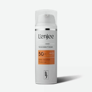 L ENJEE Солнцезащитный крем для лица SPF 50 увлажняющий с ниацинамидом, 1 шт.