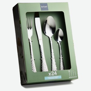 Набор столовых приборов Actuel Lilia нержавеющая сталь, 24 предмета