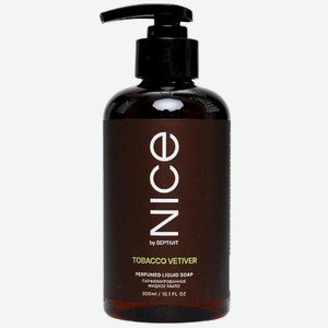 Мыло парфюмированное Nice By Septivit Tobacco Vetiver жидкое 300мл, 300 мл