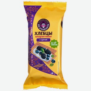 Хлебцы Dr. Amaranth амарантовые с гречей без глютена 60г, 60 г