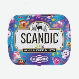 Конфеты Scandic без сахара тутти-фрутти 14 г