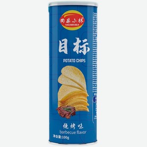 Чипсы Tongzhou Xiaolin Food со вкусом барбекю, 100г, 100 г