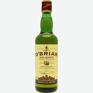 Виски O brian Купажированный Ирландский 40% 0.5л, 500 мл