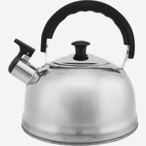 Чайник 365 ДНЕЙ со свистком, нержавеющая сталь 2л Арт. GV1700-003