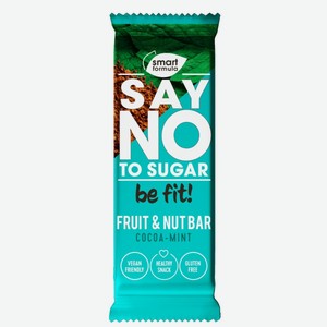 Яябатончик Фруктовый Смарт Формула Какао Мята 40г