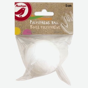 Шарик для поделок и декорирования АШАН Красная птица полистирол, 5 см