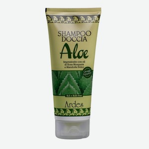 ARDES Шампунь Гель для душа Алое для всей семьи Shampoo Doccia Aloe, 200 мл