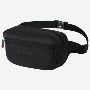 HEIKKI Сумка на пояс RIO регулируемый ремень, черная, цвет: Черный, размер: 16
