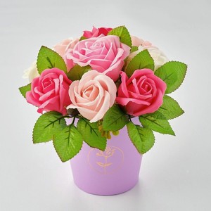 SKUINA Цветочная композиция из 9 мыльных пенных роз учителю, 100 г