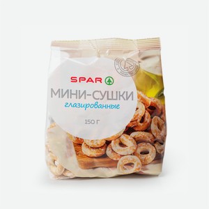 Мини-сушки SPAR в глазури 150г