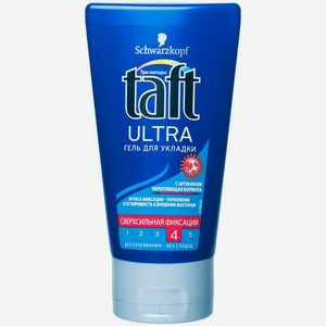 Гель для волос Тафт Ultra сверхсильная фиксация 150мл, 150 мл