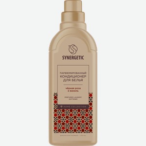 Кондиционер для белья SYNERGETIC Черная роза и ваниль, 750мл
