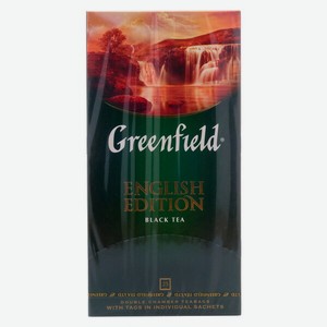 Чай Гринфилд Черный Инглиш Эдишн 25пак
