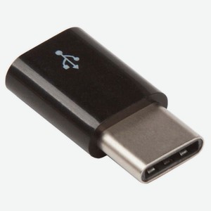 Переходник Micro USB на USB Type-C черный